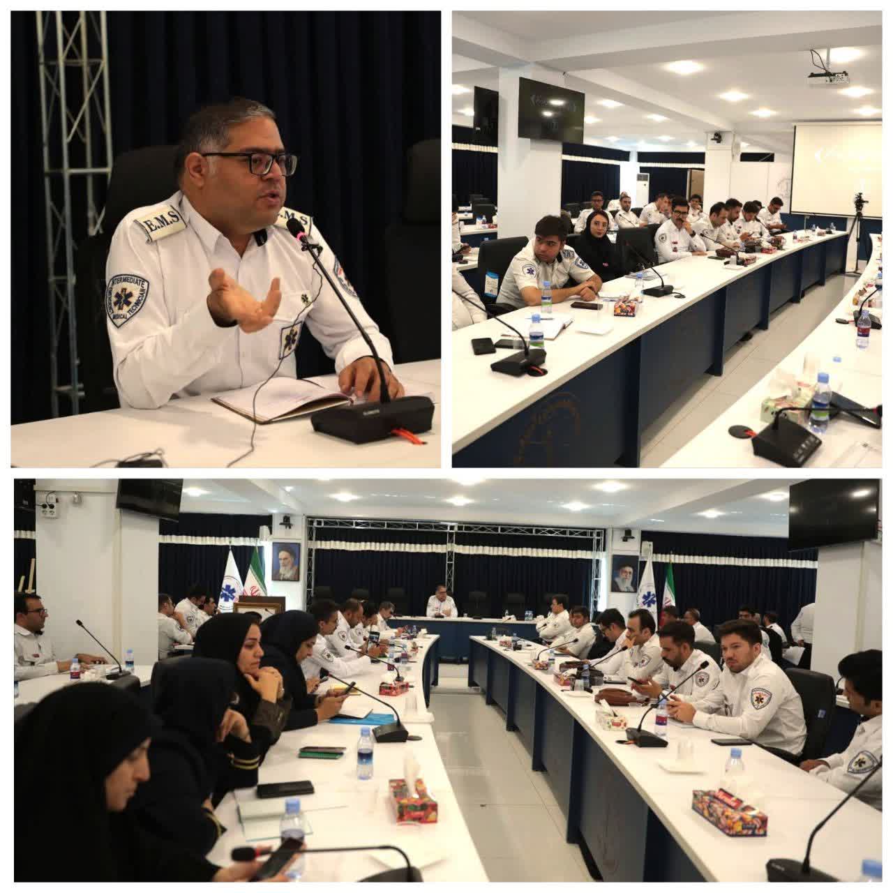 حضور مسئول روابط عمومی اورژانس پیش بیمارستانی دانشگاه علوم پزشکی گناباد در اجلاس مدیران روابط عمومی اورژانس مراکز سراسر کشور