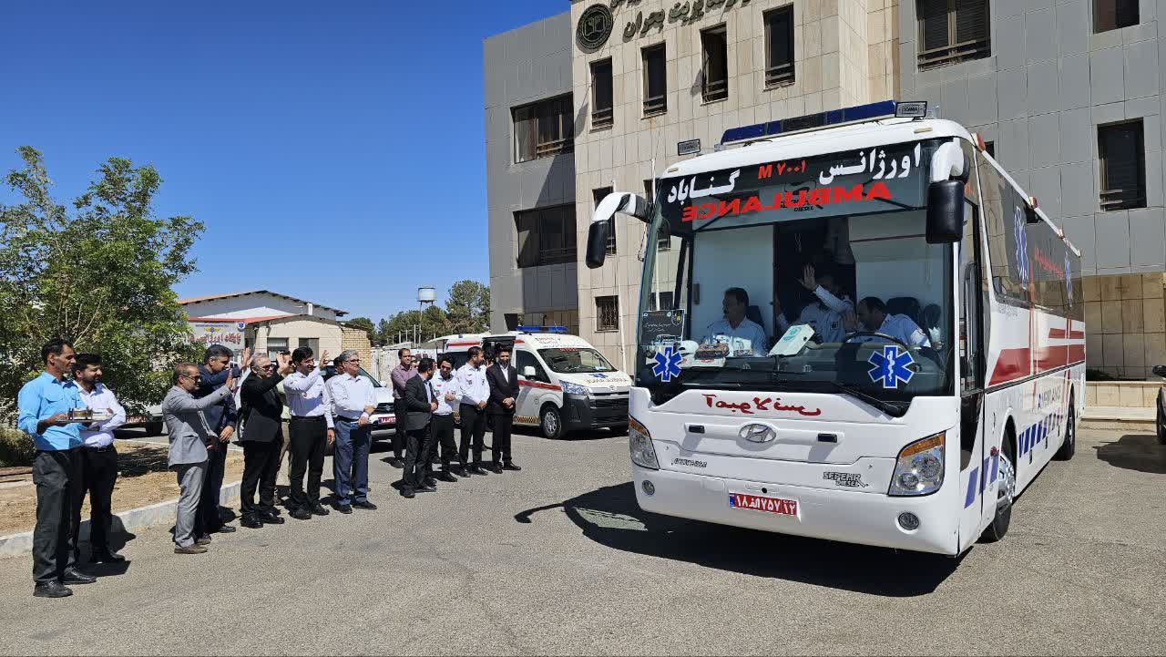 اعزام تیم‌های زمینی و هوایی اورژانس گناباد برای خدمت‌رسانی به زائران دهه آخر صفر در مشهد مقدس
