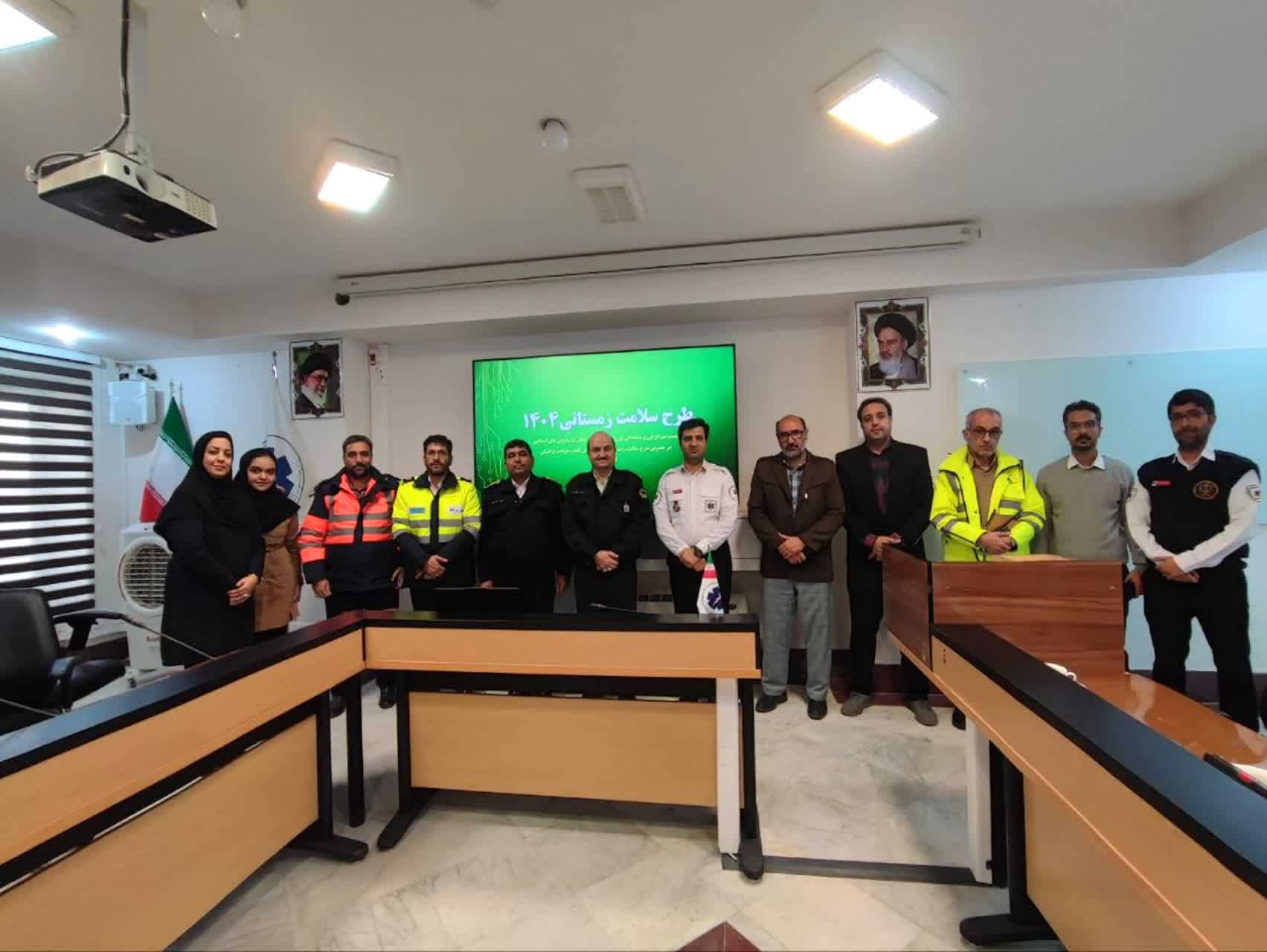 نشست تخصصی کاهش تلفات حوادث ترافیکی و سلامت زمستانی در گناباد