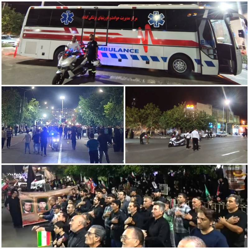 استقرار کدهای عملیاتی سبک و سنگین اورژانس پیش بیمارستانی دانشگاه علوم پزشکی گناباد و خدمت رسانی به شرکت کنندگان در مراسم سالگرد ارتحال بنیانگذار کبیر انقلاب اسلامی حضرت امام خمینی(ره)
